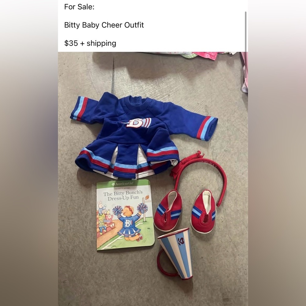 Bitty Baby Cheer Outfit